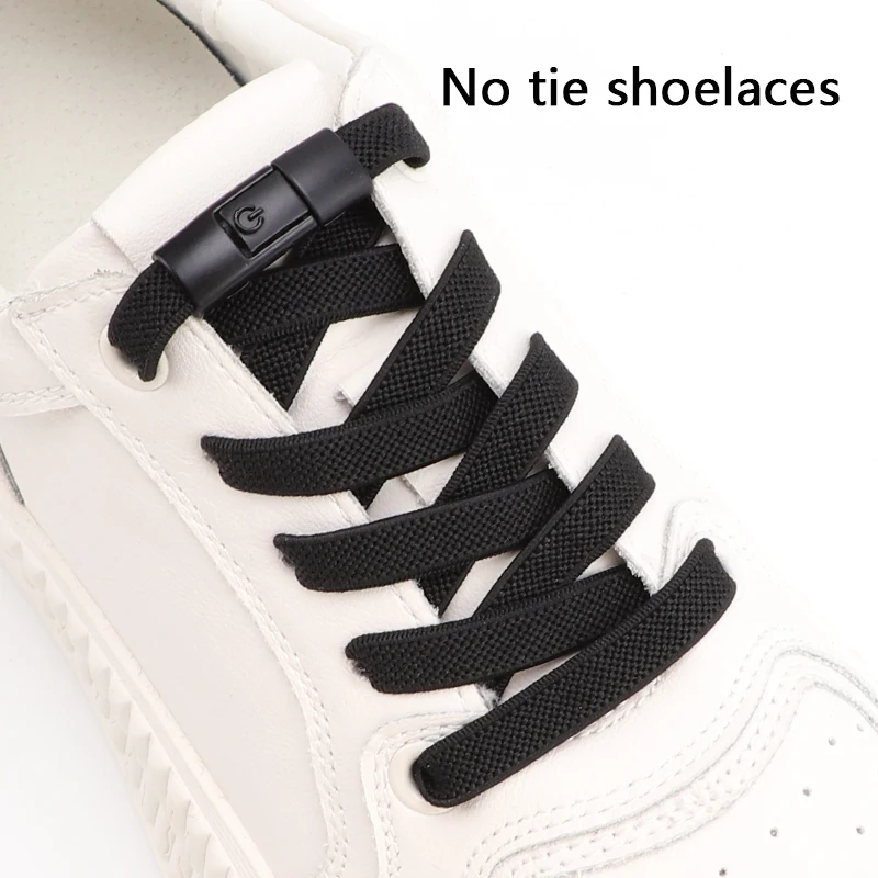 Colorful Press Lock No Tie Shoelace Elastic Shoelaces for Sneakers Sport Tieless Elastic Shoe Laces One Size Fit All Adult Kids - Image 3
