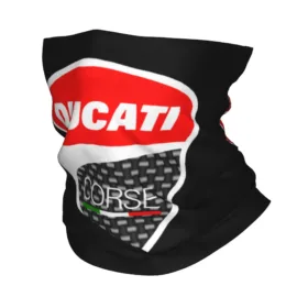 Custom Racing Sprot Ducatis Bandana Neck Gaiter UV Protection Face Scarf Cover Women Men Motorcycle Headband Tube Balaclava